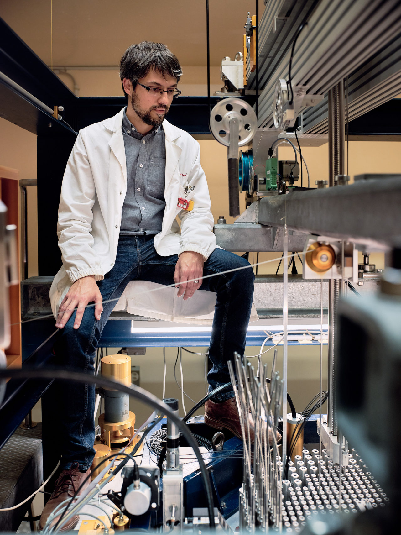 Vincent Lamirand sur le réacteur nucléaire CROCUS à l'EPFL